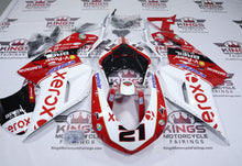 Fairings for Ducati 848 (2007-2014) Xerox Red, White, Black at KingsMotorcycleFairings.com