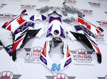 Fairings for Ducati Panigale V4 (2020-2021) White, Red, Purple Pramac from KingsMotorcycleFairings.com