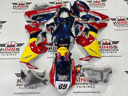 Fairings for Honda CBR1000RR (2017-2025) Red, Blue, Yellow, RedBull Toce Hayden at KingsMotorcycleFairings.com