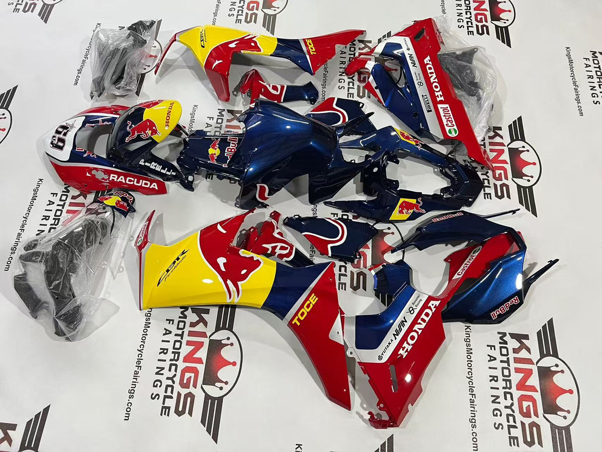 Fairings for Honda CBR1000RR (2017-2025) Red, Blue, Yellow, RedBull Toce Hayden from KingsMotorcycleFairings.com