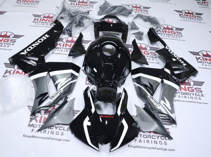 Fairings for Honda CBR600RR (2026) Black, Gray, White, Stripe from KingsMotorcycleFairings.com