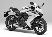 Fairings for Honda CBR650R (2021-2023) White, Matte Black from KingsMotorcycleFairings.com