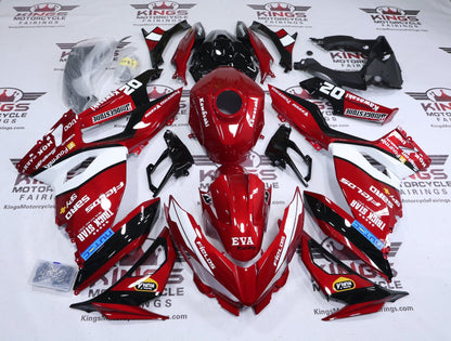 Fairings for Kawasaki Ninja 400 (2018-2023) Candy Red Trick Star at KingsMotorcycleFairings.com