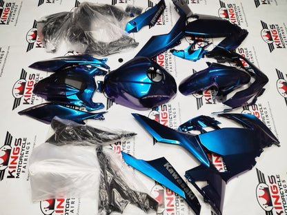 Fairings for Kawasaki Ninja 400 (2018-2023) Chameleon Blue, Purple from KingsMotorcycleFairings.com