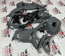 Fairings for Kawasaki Ninja 400 (2018-2023) Dark Nardo Gray, Faux Carbon Fiber at KingsMotorcycleFairings.com