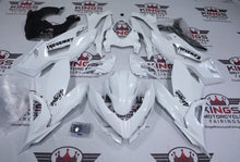 Fairings for Kawasaki Ninja 400 (2018-2023) Pearl White, Black at KingsMotorcycleFairings.com