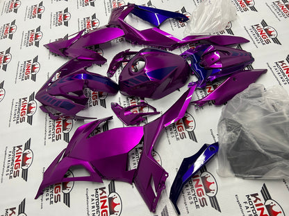 Fairings for Kawasaki Ninja 400 (2018-2023) Pink, Purple at KingsMotorcycleFairings.com