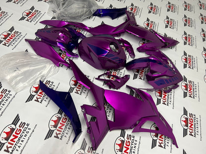 Fairings for Kawasaki Ninja 400 (2018-2023) Pink, Purple from KingsMotorcycleFairings.com