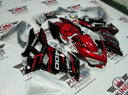 Kawasaki Ninja 400 Fairings (2018-2023) Red, Black, White, Silver at KingsMotorcycleFairings.com