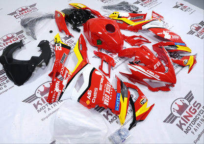 Fairings for Kawasaki Ninja 400 (2018-2023) Red, Yellow Eva at KingsMotorcycleFairings.com