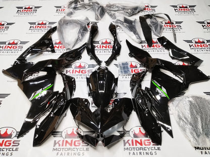 Fairings for Kawasaki Ninja 500 (2024-2025) Black Gloss at KingsMotorcycleFairings.com