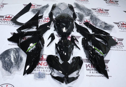 Fairings for Kawasaki Ninja 500 (2024-2025) Black Gloss from KingsMootrcycleFairings.com