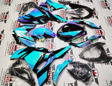 Fairings for Kawasaki Ninja 500 (2024-2025) Blue, Pink Chrome Chameleon at KingsMotorcycleFairings.com