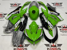 Fairings for Kawasaki Ninja 500 (2024-2025) Green, White, Yellow, Black at KingsMotorcycleFairings.com