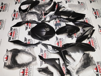 Fairings for Kawasaki Ninja 500 (2024-2025) Matte Black, Matte White Spray from KingsMotorcycleFairings.com