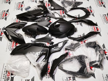 Fairings for Kawasaki Ninja 500 (2024-2025) Matte Black, White Splash at KingsMotorcycleFairings.com