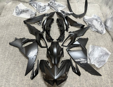Fairings for Kawasaki Ninja 500 (2024-2025) Matte Black, White at KingsMotorcycleFairings.com