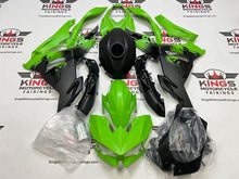 Fairings for Kawasaki Ninja 500 (2024-2025) Matte Green, Matte Black, Black Splash from KingsMotorcycleFairings.com