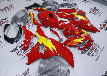 Fairings for Kawasaki Ninja 500 (2024-2025) Red Lightning McQueen at KingsMotorcycleFairings.com