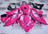 Fairings for Kawasaki Ninja 650 (2017-2019) Hot Pink, Black at KingsMotorcycleFairings.com
