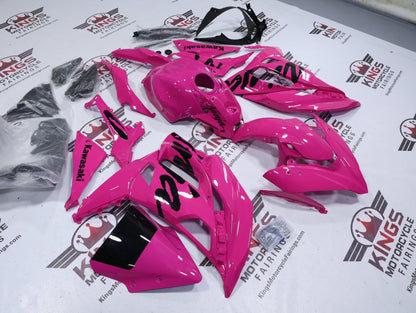 Fairings for Kawasaki Ninja 650 (2017-2019) Pink, Black from KingsMotorcycleFairings.com