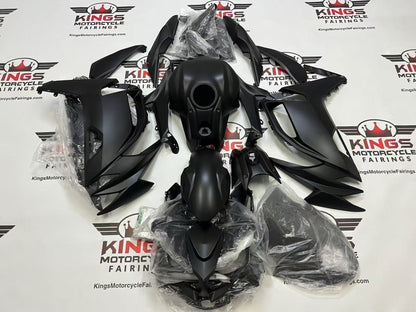 Fairings for Kawasaki Ninja 650 (2020-2025) All Matte Black at KingsMotorcycleFairings.com