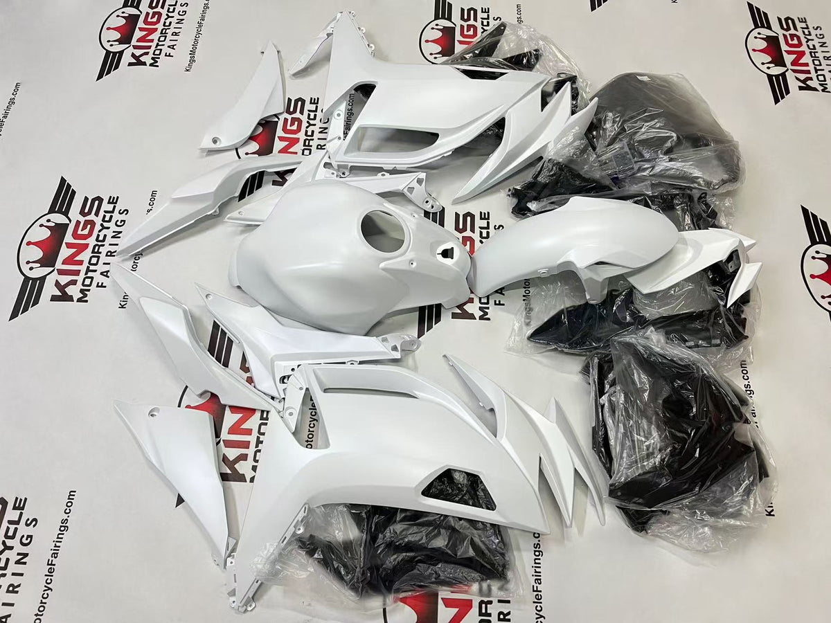 Fairings for Kawasaki Ninja 650 (2020-2025) All Pearl White from KingsMotorcycleFairings.com