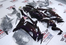 Fairings for Kawasaki Ninja 650 (2020-2025) Dark Purple, Orange Chameleon at KingsMotorcycleFairings.com