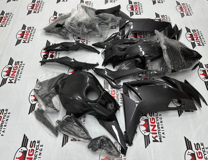 Fairings for Kawasaki Ninja 650 (2020-2025) Faux Carbon Fiber from KingsMotorcycleFairings.com