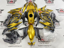 Fairings for Kawasaki Ninja 650 (2020-2025) Matte Gold, Matte Faux Carbon Fiber at KingsMotorcycleFairings.com