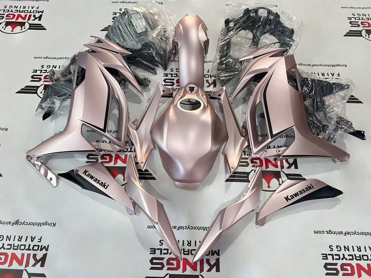 Fairings for Kawasaki Ninja 650 (2020-2025) Matte Light Pink at KingsMotorcycleFairings.com