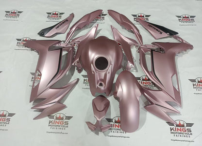 Fairings for Kawasaki Ninja 650 (2020-2025) Matte Pink from KingsMotorcycleFairings.com