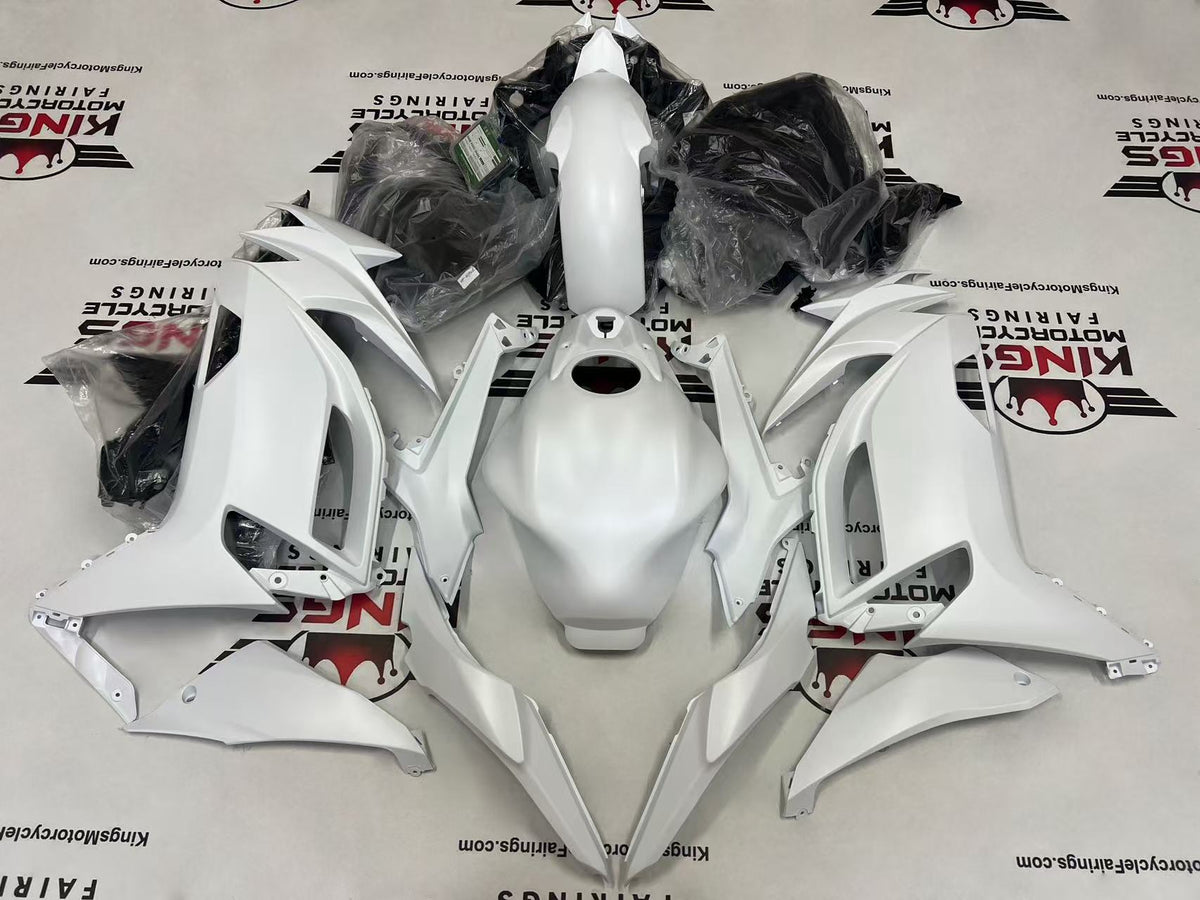 Fairings for Kawasaki Ninja 650 (2020-2025) White Pearl from KingsMotorcycleFairings.com