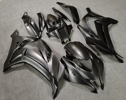 Fairings for Kawasaki Ninja ZX-10R (2016-2020) Flat Black at KingsMotorcycleFairings.com