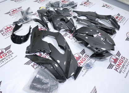 Fairings for Kawasaki Ninja ZX10R (2021-2025) All Faux Carbon Fiber from KingsMotorcycleFairings.com