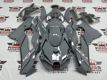 Fairings for Kawasaki Ninja ZX10R (2021-2025) Nardo Gray, Black at KingsMotorcycleFairings.com