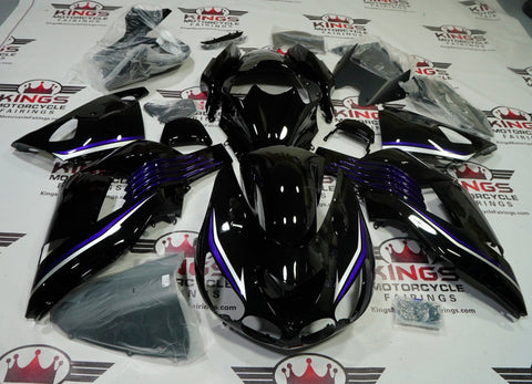 Fairings for Kawasaki Ninja ZX14R (2006-2011) Black, Purple, Silver