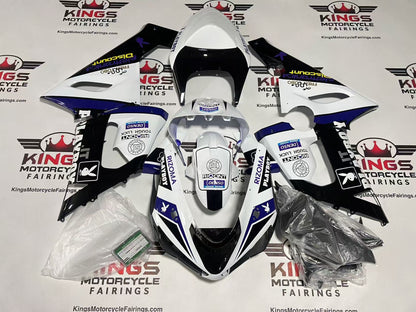 Fairings for Kawasaki Ninja ZX6R 636 (2005-2006) Playboy White, Black, Purple at KingsMotorcycleFairings.com