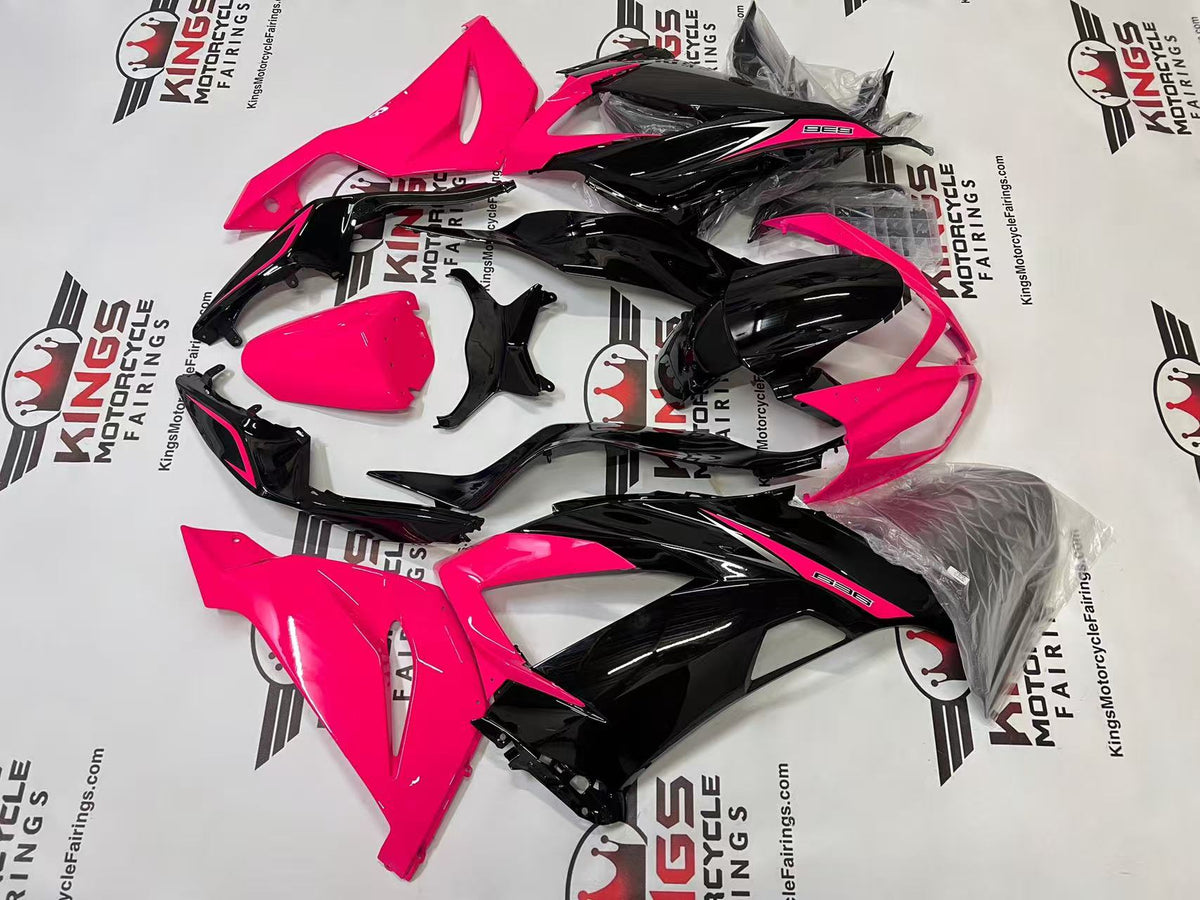 Fairings for Kawasaki Ninja ZX6R 636 (2013-2018) Pink, Black at KingsMotorcycleFairings.com