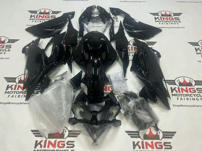 Fairings for Kawasaki Ninja ZX6R 636 (2019-2023) All Black at KingsMotorcycleFairings.com