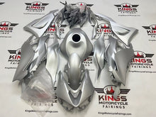 Fairings for Kawasaki Ninja ZX6R 636 (2024-2025) All Satin Silver from KingsMotorcycleFairings.com
