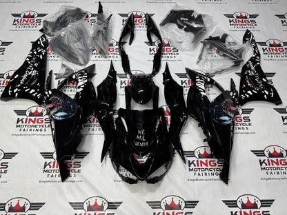 Fairings for Kawasaki Ninja ZX6R 636 (2024-2025) Black Venom at KingsMotorcycleFairings.com