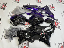 Fairings for Kawasaki Ninja ZX6R 636 (2024-2025) Purple, Black Split at KingsMotorcycleFairings.com