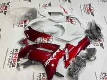 Fairings for Kawasaki Ninja ZX6R (2007-2008) Split White, Red at kingsMotorcycleFairings.com