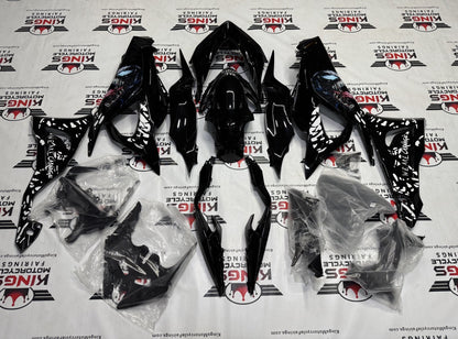 Fairings for Kawasaki Ninja ZX6R (2024-2025) Black Venom at KingsMotorcycleFairings.com