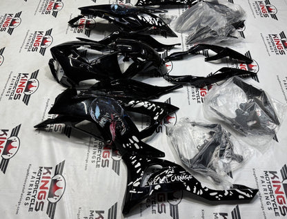 Fairings for Kawasaki Ninja ZX6R (2024-2025) Black Venom from KingsMotorcycleFairings.com