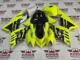 Fairings for Kawasaki ZX10R (2004-2005) Hi-Vis Neon Yellow, Black at KingsMotorcycleFairings.com