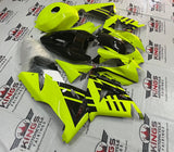 Fairings for Kawasaki ZX10R (2004-2005) Hi-Vis Neon Yellow, Black at KingsMotorcycleFairings.com