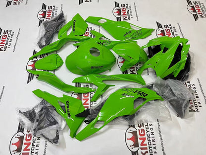 Fairings for Kawasaki ZX4RR (2019-2025) Green, Black from KingsMotorcycleFairings.com