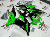 Fairings for Kawasaki ZX6R 636 (2013-2018) Lime Green, Black at KingsMotorcycleFairings.com